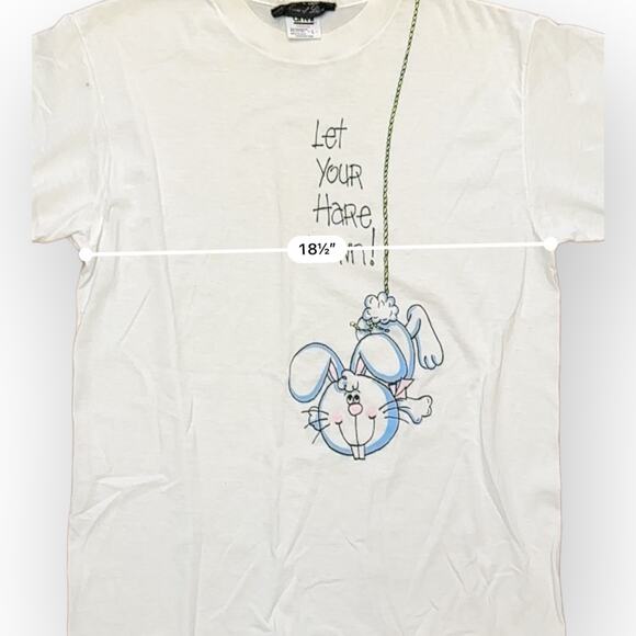 Private Collection by House of Lloyd Vintage Let Your Hare Down Shirt Size L - Picture 4 of 11